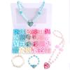 Beaded Toy Kit for Girls: DIY String Beads for Handmade Necklaces - Educational Birthday Gift