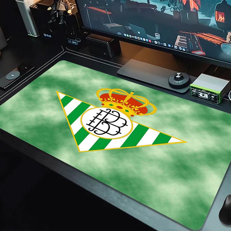 Real Betis Color Mouse Pad Large Gaming Table Cushion Non-slip Laptop Tablet Big Mousepad XXL Mat Mini PC Playmat With Lock edge