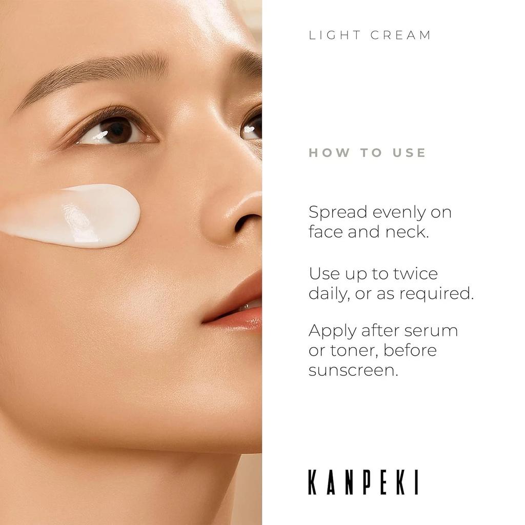 Kanpeki Light Facial Cream Counteracts Signs of Ageing - 60g