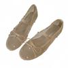 Crystal Mesh Rhinestones Ballerina Flats Round Toe Mary Jane For Work Office Flats New Designer Non Slip Casual Walking Shoes