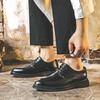 Lederschuhe Sommer atmungsaktiv Business Anzugschuhe Leder Hochzeitsschuhe Anzug Lederschuhe Schnürschuhe Derby Schuhe Herrenschuhe 19932-J