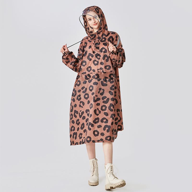Adult medium and long extended raincoat