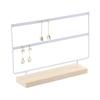 Wrought iron creative earring rack jewelry display shelf household hanging earrings earrings storage earrings jewelry box