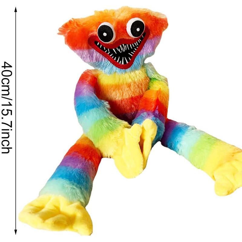 Poppy Playtime Huggy Wuggy Plüschpuppe Wurstmonster Gruselig Lustiges Plüschtier für Kinder Fans Geschenke