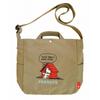 ROOTOTE Women's Snoopy Tote Bag, A4 Size, Embroidered, IP Medium, 2-Way, Peanuts-0J 8441 (02 Khaki)