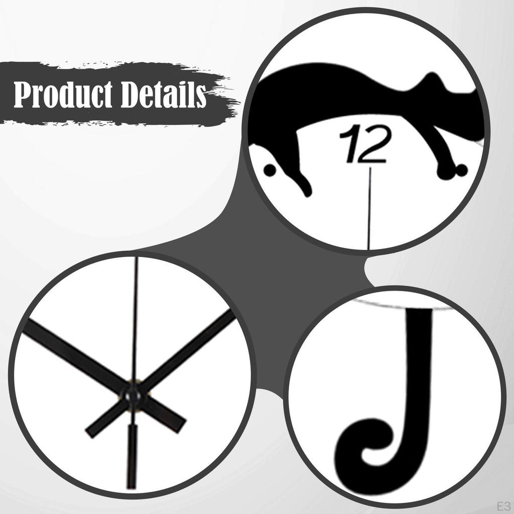 Uhr Dekor Modern Mode Vielseitig Stumm Entzückendes Ornament Dekorativ für Küche Studio Kinder