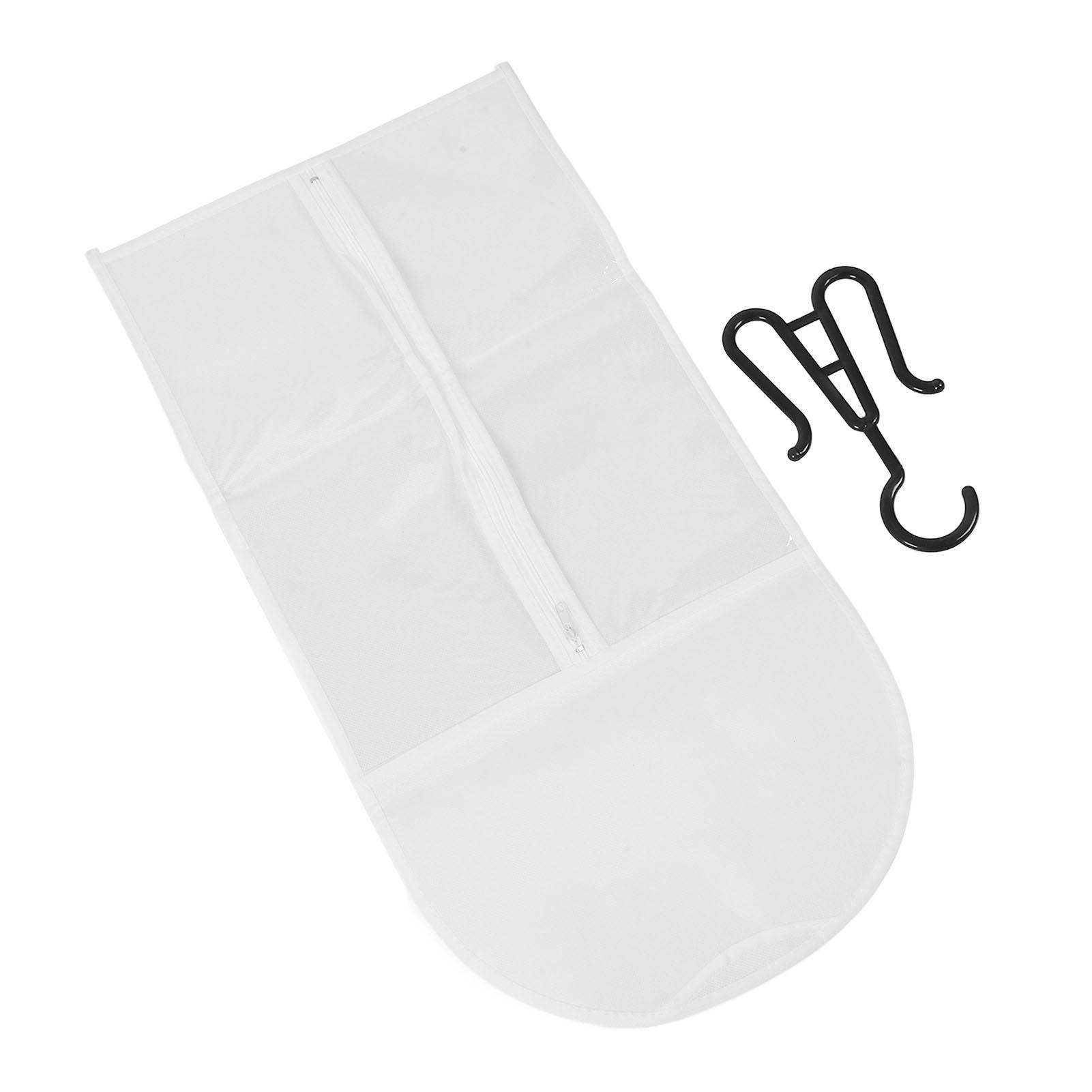 5 Set Hair Extension Holder Bag Anti Dust Water Proof Hair Extension Holder Transparent PVC Soft белый 1239₽