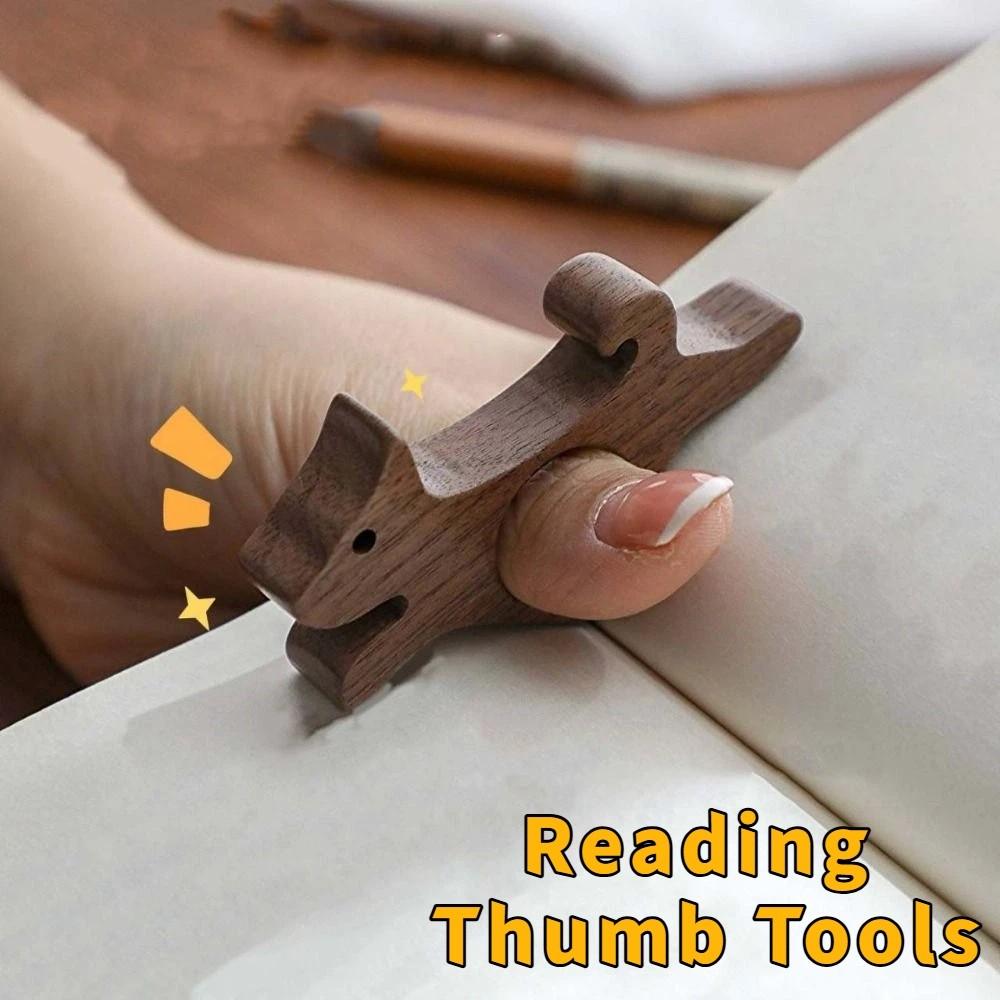 Pet Design Book Page Holder Anti-Slip Pages Guide Marker Cute Design Reading Thumb Tools  Reading