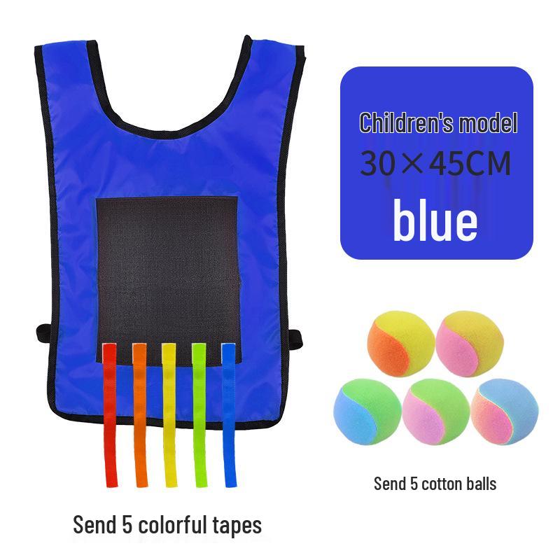 Children's Sticky Ball Dodgeball Vest for Outdoor Parent-Child Games