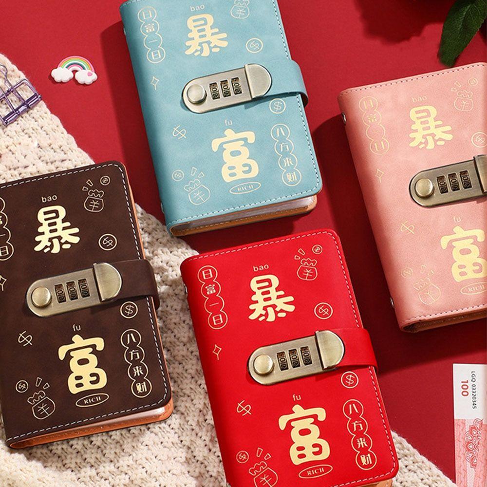 With Password Lock Mini Binder Savings Challenge Savings Challenges Book  Children