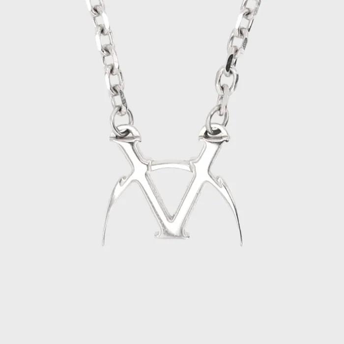 Symbol Logo Drop Necklace