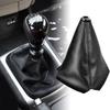 CopriGaiter Cambio Auto in Pelle PU Universale per Cambio Automatico/Manuale Pomello Leva Cambio Gaiter Leva Cambio