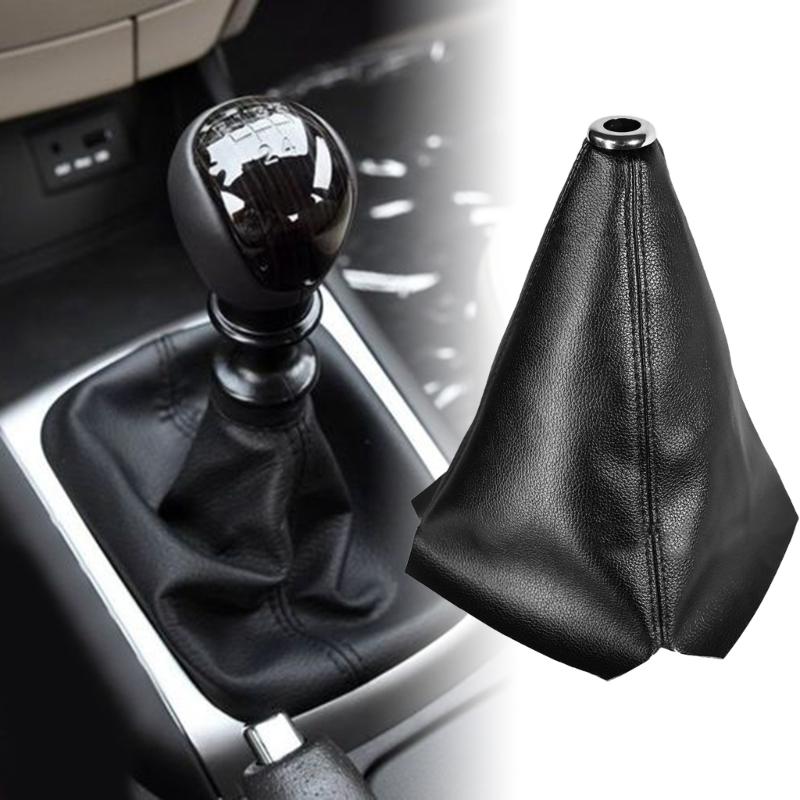 CopriGaiter Cambio Auto in Pelle PU Universale per Cambio Automatico/Manuale Pomello Leva Cambio Gaiter Leva Cambio