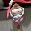 Cartoon Buddha Plush Pendant Stuffed Buddha Plush Toy Lovely Buddha Stuffed Doll Backpack Decor