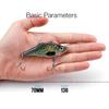 Rattling And VIB For Winter Fishing Tackle  70mm 13g Sinking Wobblers For Pike Perch Vib Lures For Fishing Crankbait