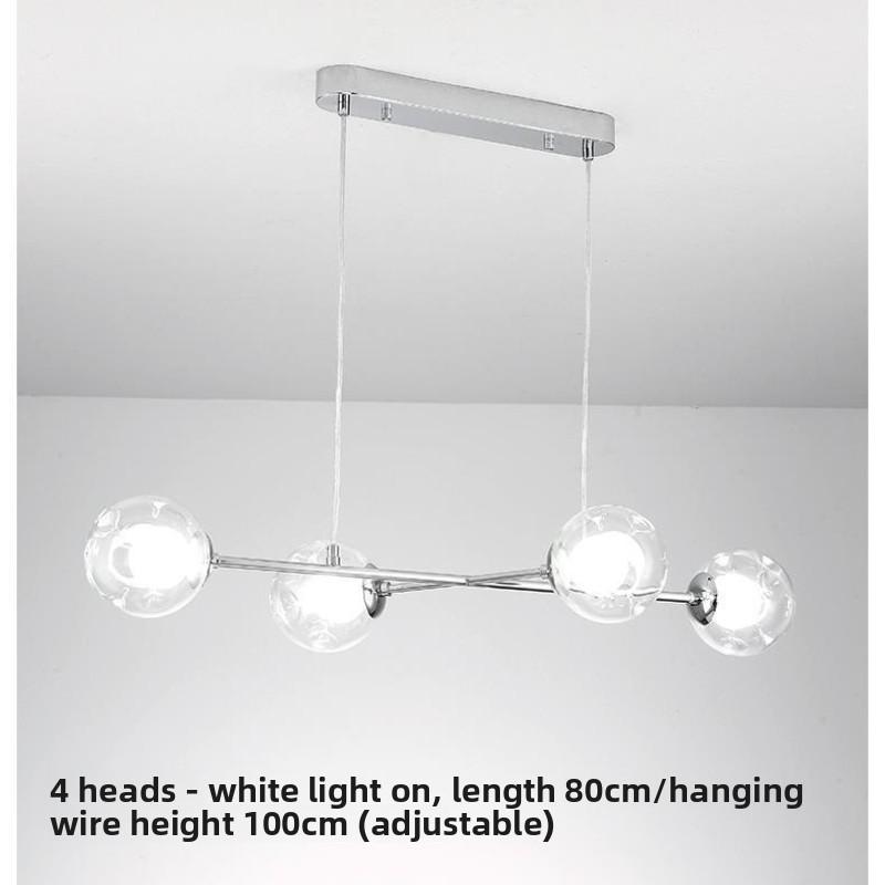 Moderní minimalistický jídelní pokoj ložnice hlavní ložnice kreativní osobnost lustr