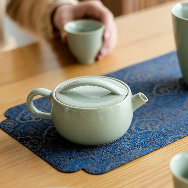 Duże Usta Piosenka Porcelanowy Czajniczek Chiński Ceramiczny Czajniczek Zielony Czajniczek Zestaw do Ceremonii Herbacianej Mleczna Oolong Herbata Rodzaj Naczynia do Herbaty