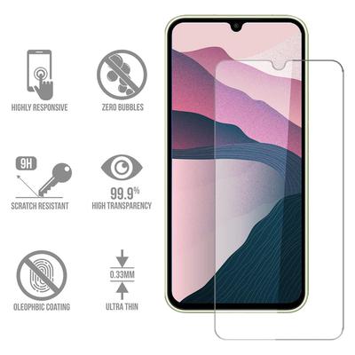For Samsung Galaxy A54 5G 2.5D Arc Edge Tempered Glass Film 9H Hardness HD Screen Protector
