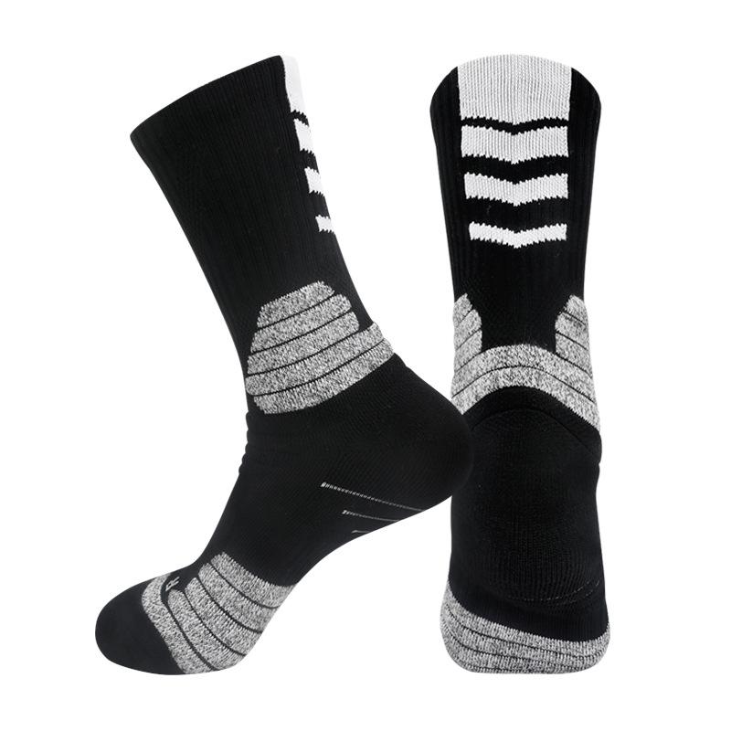 Unisex Summer Outdoor Sports Socks, Sweat-Wicking, Breathable, Mid-Calf, Ideal for Cycling and Basketball.
