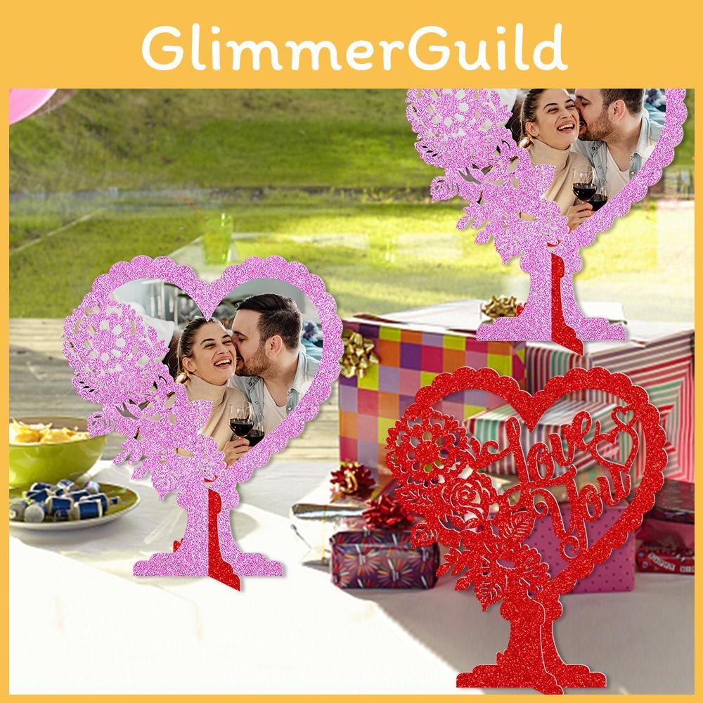 Valentines Day Decoration Love Heart 3d Ornament Desktop Photo Props Arrange