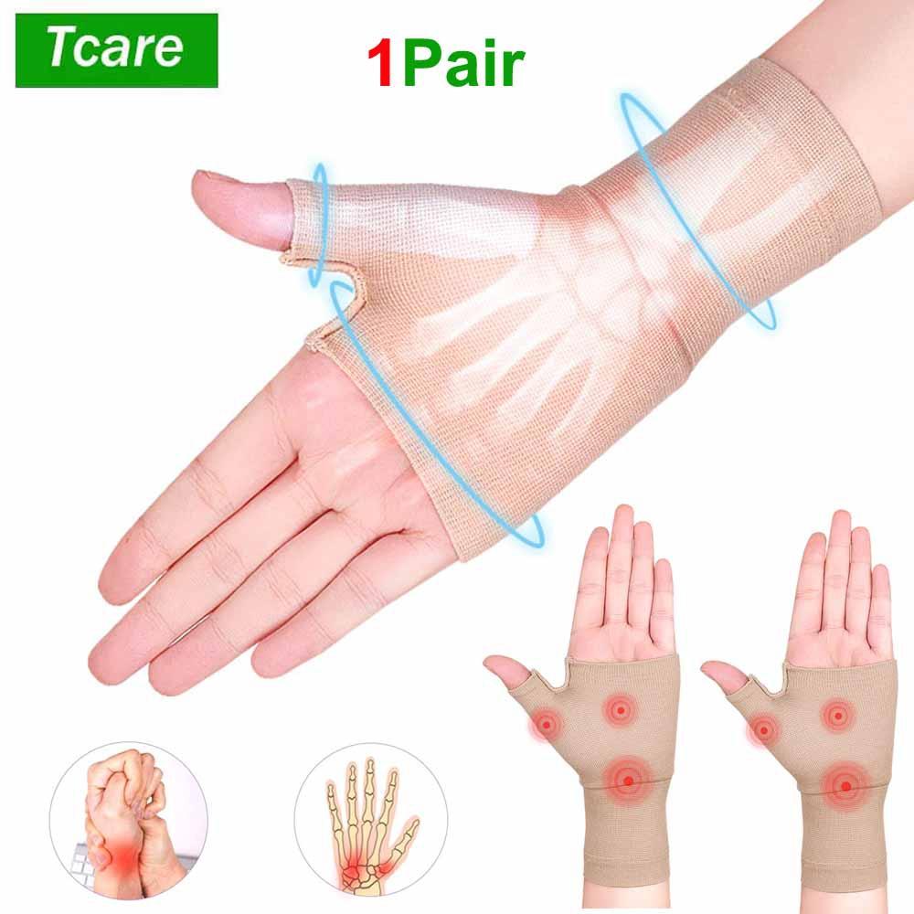 Golfer Compression Wrist Thumb Band Support Brace for Carpal Tunnel Arthritis Pain Relief Gloves Pair