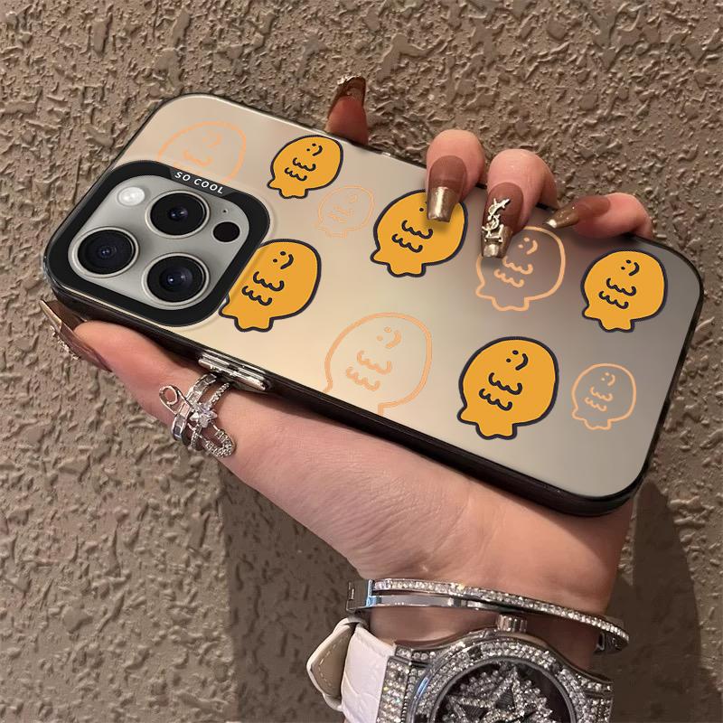 Hand Drawn Style Cat Fish Frosted Case for iPhone 17 Air 16 E 15 14 Plus 13 12 Mini 11 Pro Max Acrylic Sheet Silicone Hard Cover
