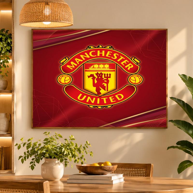 5D Diamond Painting Manchester United DIY Full Drill Diamond Art Kit Home Decoration