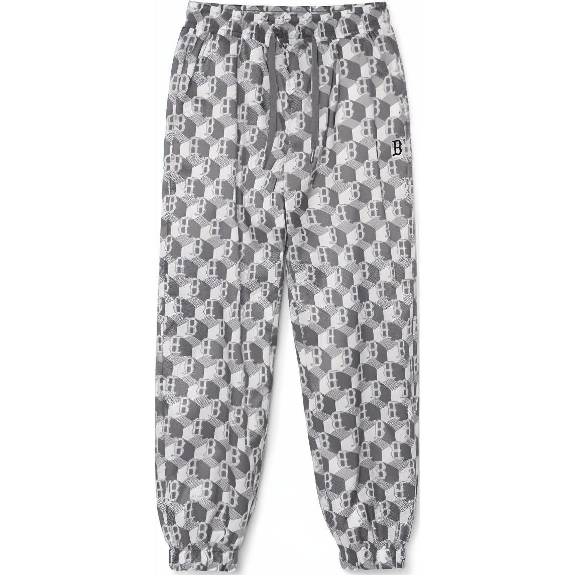 

New MLB Boston Red Sox Knitted Sweatpants Unisex Gray 3FWPM0231-43GRS XS