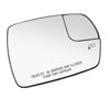For Ford Edge 2015 2016 2017 2018 Left or Right Door Wing Heated Rearview Mirror Glass Side Mirror White Lens
