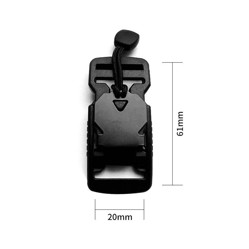 Quick Release Buckle Plastic With Metal Magnetic Buckles for Men Belt Molle Backpack Webbing Strap Garment  Accessories