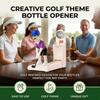 Golf Ball Wine Bottle Opener Novelty Metal Corkscrew for Party Games Creative Barware for Home Bar Picnic and Holiday Gifts 1 Piece