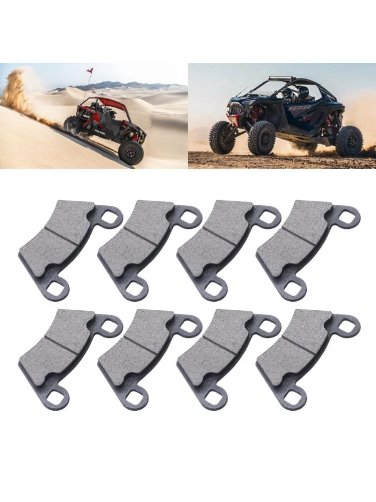 Professional Metal Brake Pads set Front & Rear Brake Pads set Easy Installation Brake Pads Suitable for RZR1000