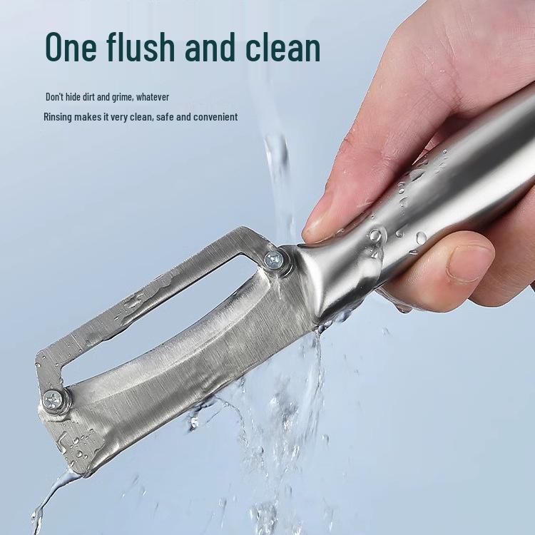 Multifunctional Stainless Steel Fruit and Vegetable Peeler with Cane Knife