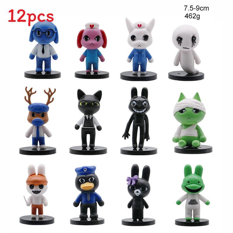 Horror Animal Hospital Pvc Model Figures Set With Detachable Parts For Collectors Display