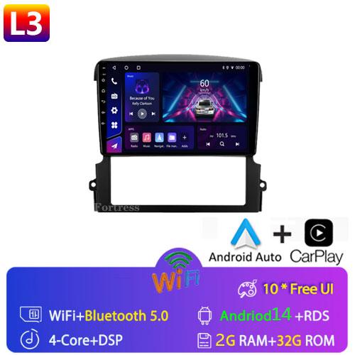 Android 13 For Kia Sorento BL 2002-2011 Car Radio Multimedia Navigation GPS CarPlay Stereo 2 Din Screen Head Unit