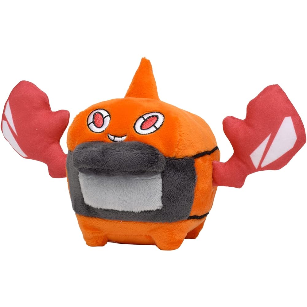 Pokmon Center Original Rotom Plush Toy 11x19x10 cm Heat Rotom Soft Stuffed Animal