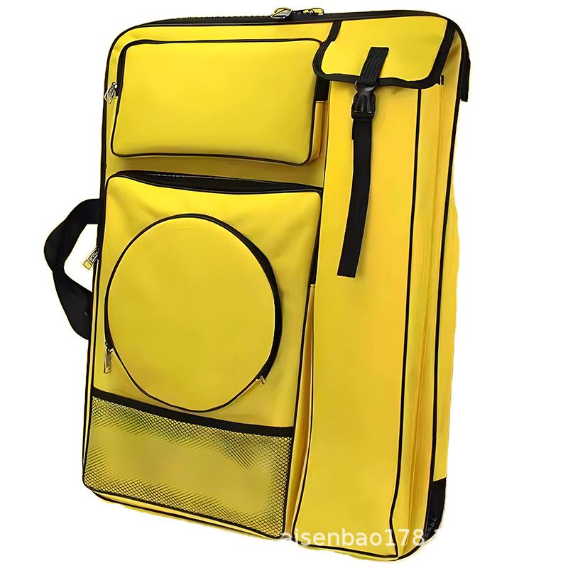 4K Multifunctional Waterproof Art Backpack - Large Zipper, Multi-Color Sketching & Drawing Board Bag