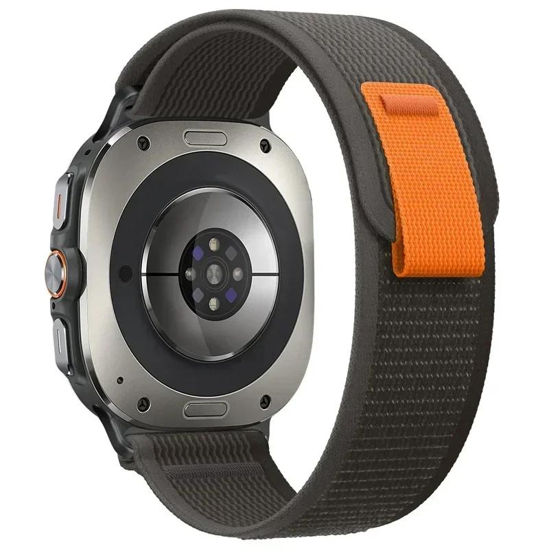 Trail Loop Nylon Strap for Samsung Galaxy Watch Ultra 47mm No Gaps Sports Bracelet Watchband for Samsung Watch Ultra band Correa