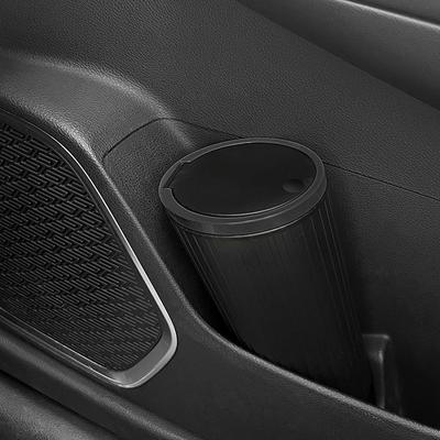 Auto-Mülleimer Becherhalter Auslaufsicher Auto-Innenraum Müllbehälter Drucktyp Vielseitiger Mülleimer Große Kapazität Automobilteile
