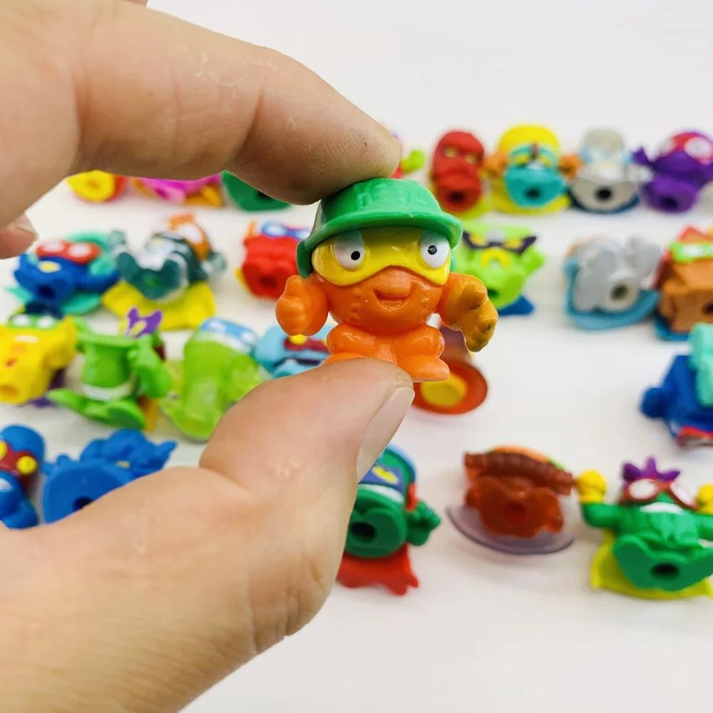 15Pcs Poupées Figurines Superzings Originales 3CM Superthins Modèle de Collection de Déchets Figuras Jouets pour Enfants Cadeau Sans Répétition