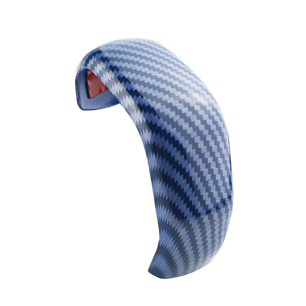 

Car Gear Head Shift Knob Sticker for Peugeot 308 308S 408 AT Gear Knob Protector Carbon Fiber Cover Trim Accessories синий