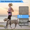 Reflective Dog Leash with Zipper Hands Free Pouch Waist Bag for Running Walking Durable Belt Dog Traction Rope Pet Accessories