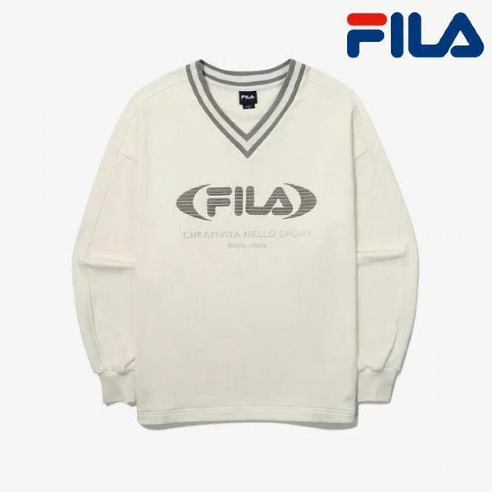 

Fila Logo V Neck Sweatshirt 95(WL)