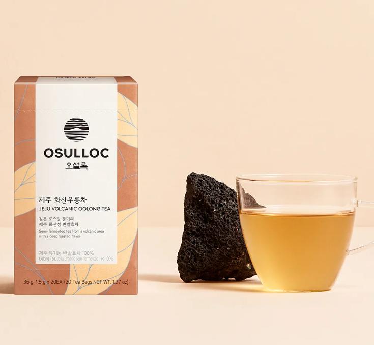 Osulloc Jeju Volcanic Oolong Tea – 50g Premium Korean Loose Leaf Tea