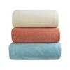 1pc Solid Color Coral Fleece Bath Towel Pineapple Grid Pattern Large Bath Towel Beach Towel Household Absorbent Bath Towel for Adult