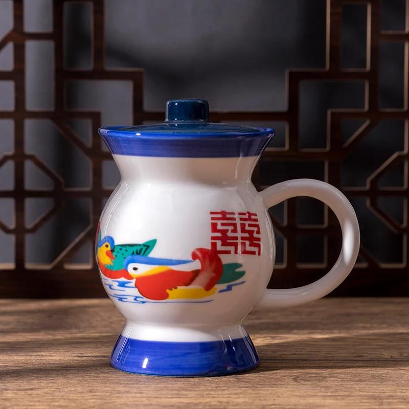 

Стакан для воды, керамическая плевательница, лепка, креативный, забавный, ночной горшок, чайная кружка, ретро, ностальгический, старомодный, индивидуальный, эмалированный унитаз