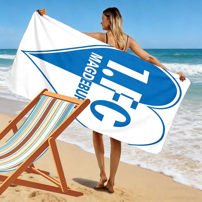 FCM Legacy Print Beach Towel, Large Soft Quick Dry Towel for Beach Camping Swimming