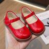 Girls' Leather Shoes 2025 New Spring and Autumn Children's Soft-soled Single Shoes Girl Baby Dance Performance Shoes Girl Princess Shoes Tide