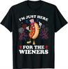 I'm Just Here For The Wieners Hot Dog Funny 4Th Of July T Shirt