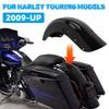 Motorcycle Black Rear Fender Mudguard Mud Guard Cover For Harley Touring Road King CVO Electra Glide Street Glide FLHR 2009-2020